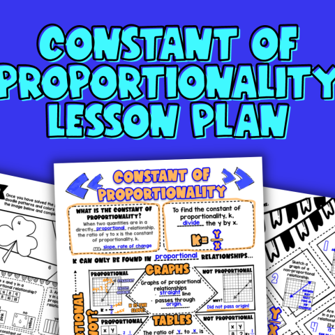 Thumbnail for Constant of Proportionality Lesson Plan