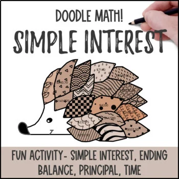 Thumbnail for Simple Interest | Doodle Math: Twist on Color by Number Worksheets