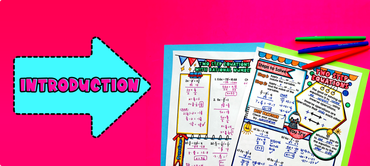 Two Step Equations Introduction Guided Notes