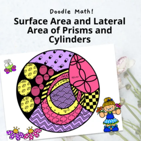 Thumbnail for Lateral and Total Surface Area of Prisms and Cylinders — Doodle Math