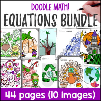 [Thanksgiving] Equations BUNDLE: One-Step, Two-Step, Multi Step