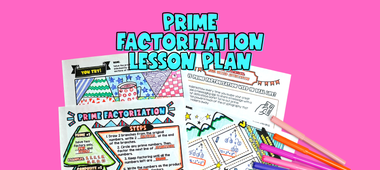 Prime Factorization Lesson Plan