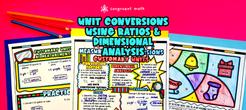 Thumbnail for Measurement Conversions Ratios Unit Analysis Lesson Plan