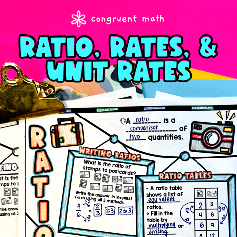 Thumbnail for Ratio, Rates, & Unit Rates Lesson Plan