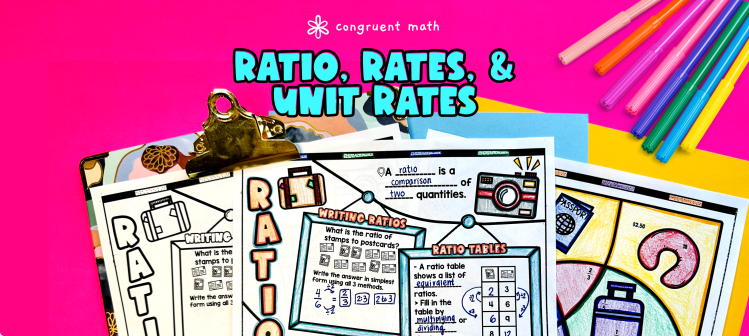 Ratio, Rates, & Unit Rates Lesson Plan