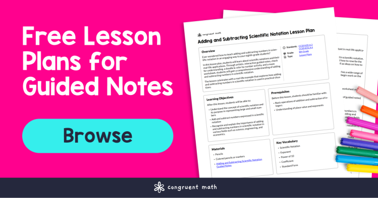 Browse Lesson Plans for Guided Notes