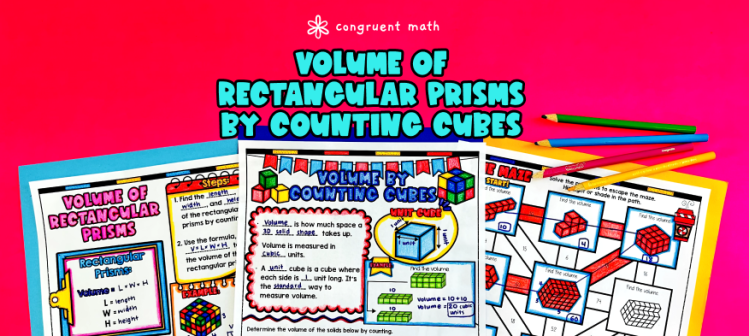 Volume by Counting Unit Cubes & Edge Lengths Lesson Plan