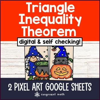 Thumbnail for [Free] Triangle Inequality Theorem Pixel Art | Google Sheets | Digital Activity