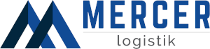 Logo niemieckiej firmy spedycyjnej Mercer Logistik, specjalizującej się zarządzaniem złożonym łańcuchem  transportowym. Ważny partner logistyczny Bama Logistics.