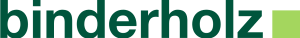 Logo niemieckiej Grupy Binderholz, potentata europejskiego w branży obróbki drewna, partner w interesach firmy Spedycyjnej Bama Logistics.