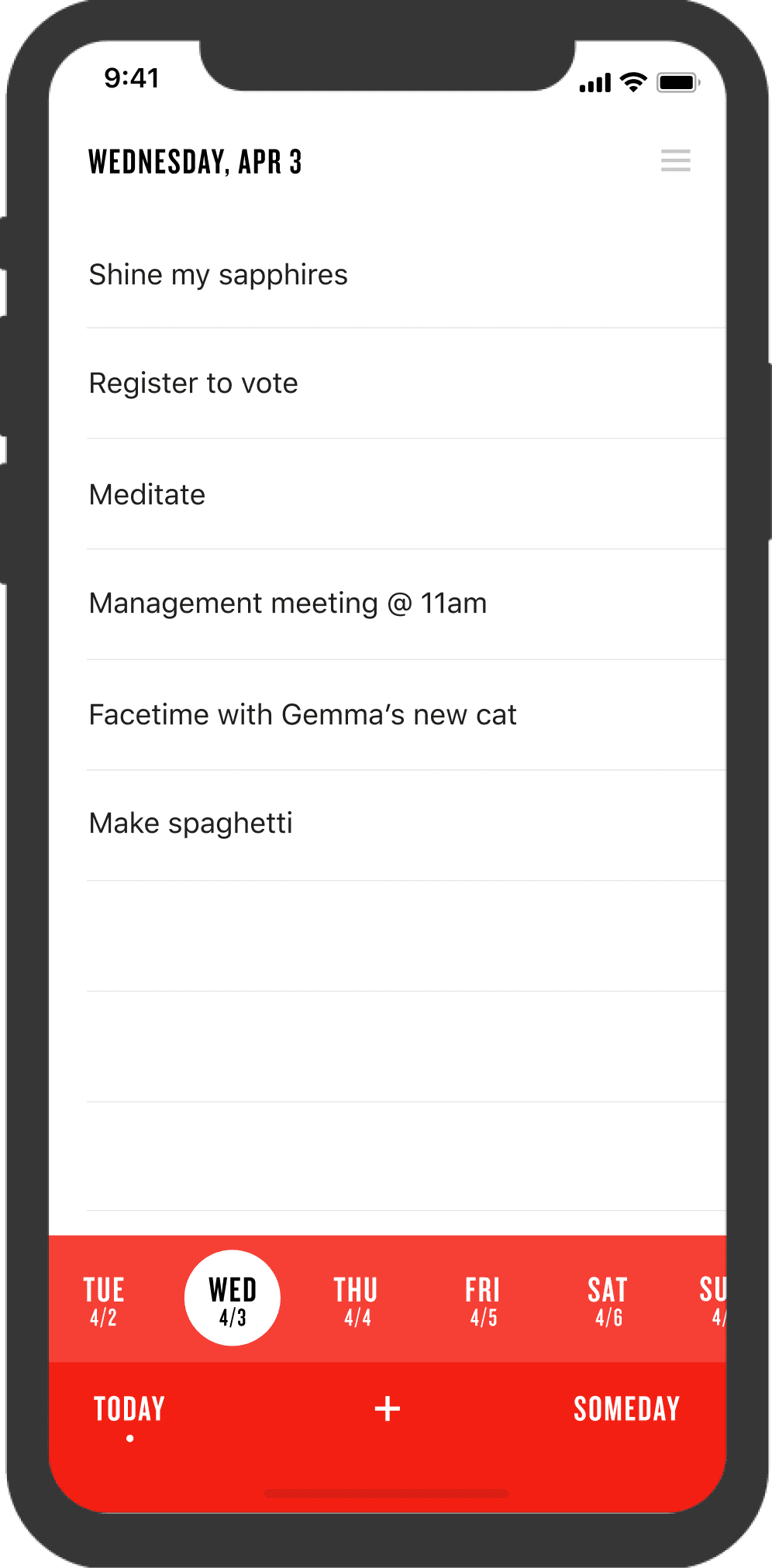 TeuxDeux The todo list app for organizing everything