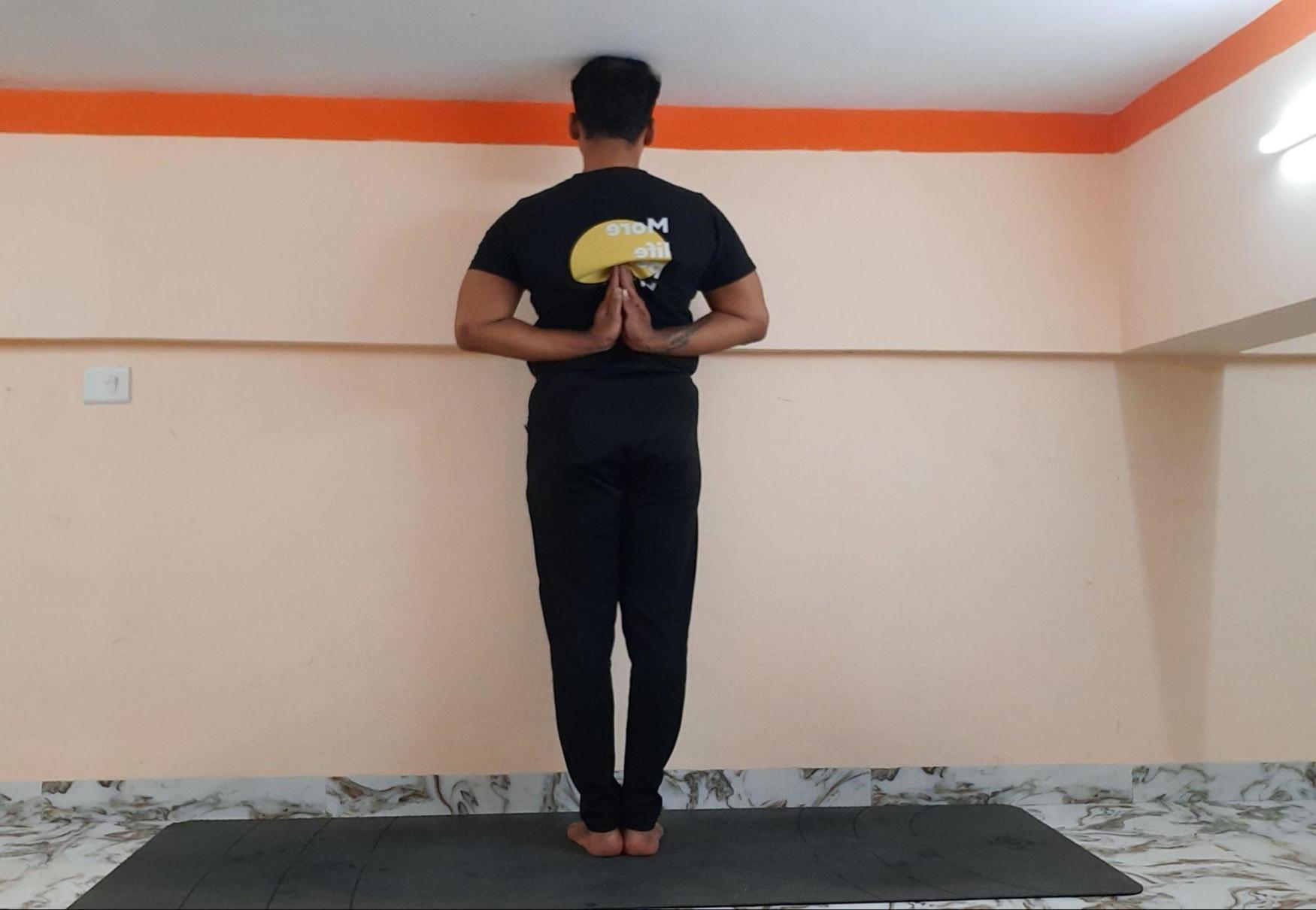 Paschima Namaskarasana (Reverse Prayer Pose)