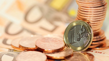 Euro coins
