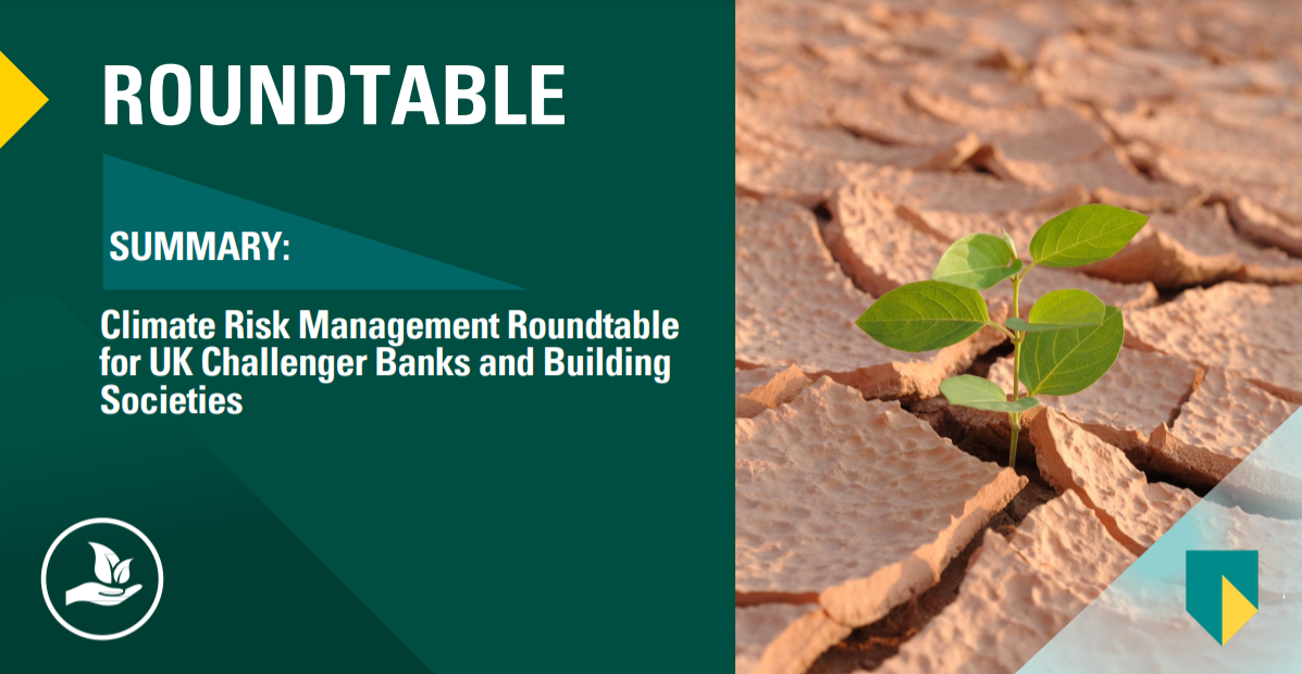 Climate Risk Management Roundtable for Challenger Banks and Building