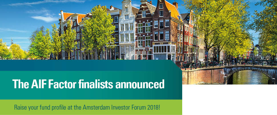 ABN AMRO Clearing announces 5 finalists in the AIF Factor 2018 competition