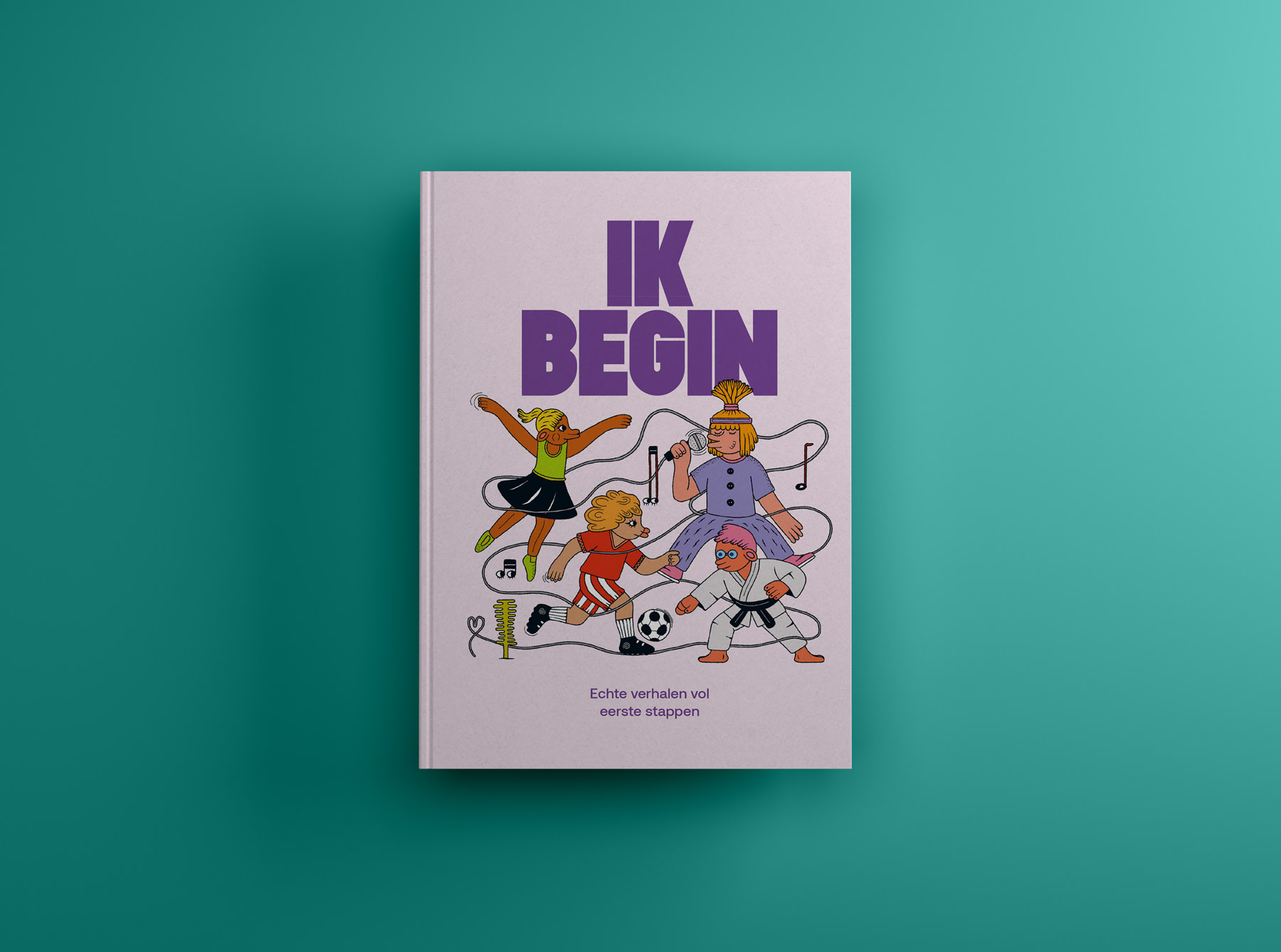 Je ziet de buitenkant van het boek afgebeeld.
