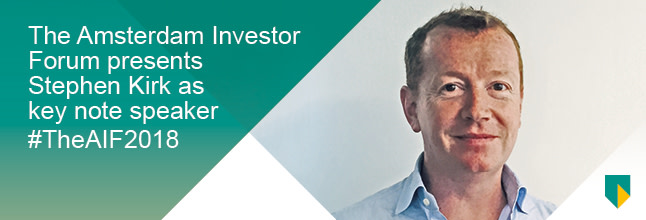 Stephen key-note speaker at the Amsterdam Investor Forum 2018