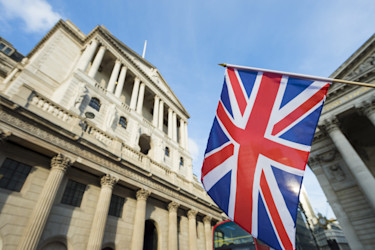 uk bank of england flag boe
