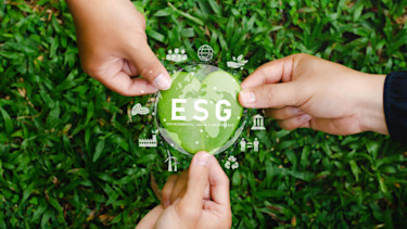 sustainability esg hands