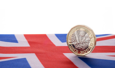 UK flag coin