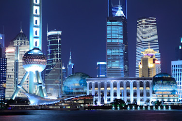 china shanghai cityscape