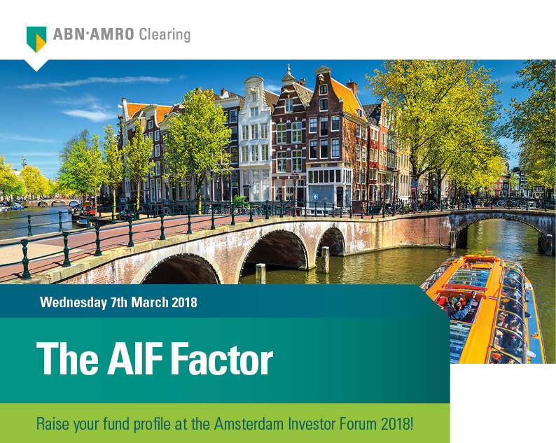 ABN AMRO Clearing offers investment funds an international podium at AIF 2018