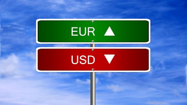 fx euro up dollar down
