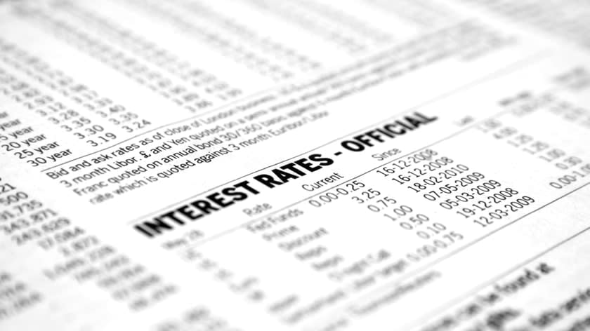 interest rates news paper