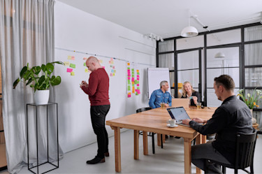 Mensen in een meeting