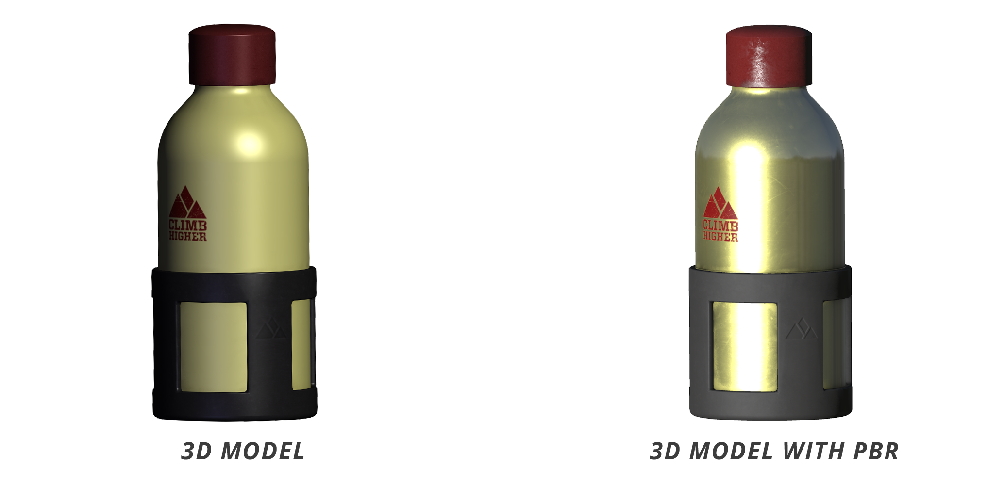 3D Model PBR Comparison