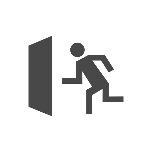 Icon Fluchtweg