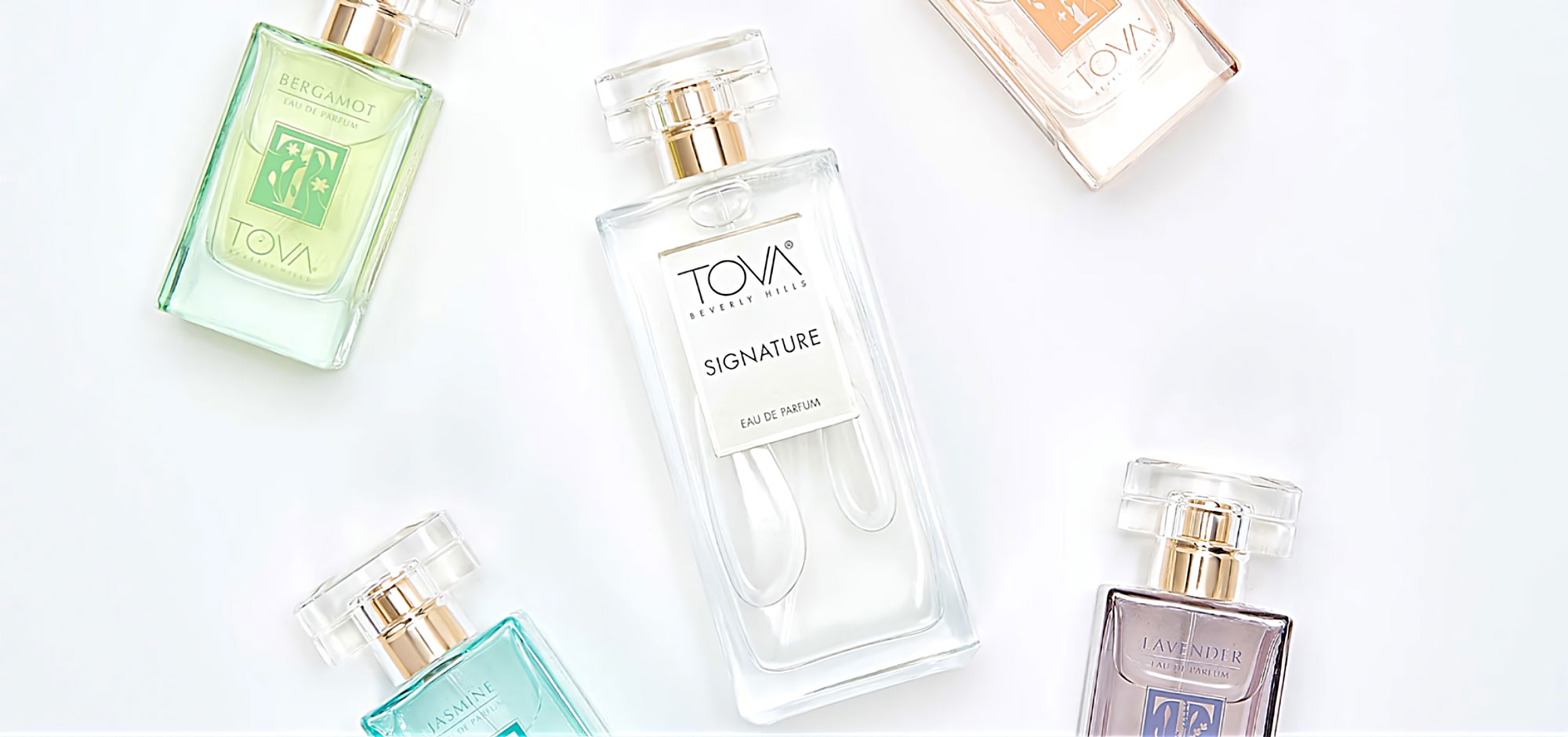 Bottles with Tova labels.