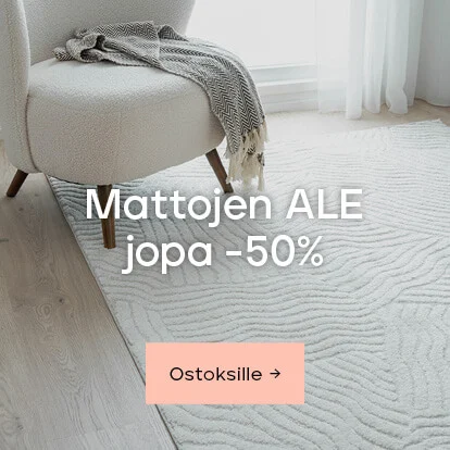 Mattojen ALE jopa -50%
