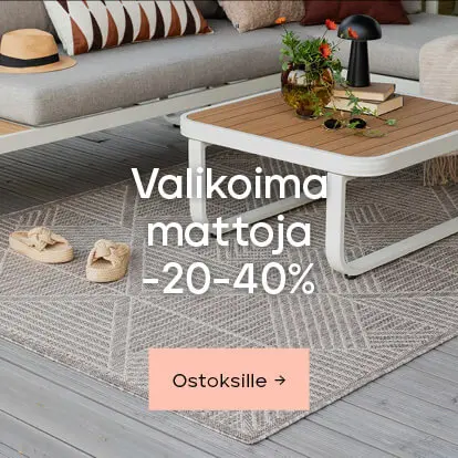 Valikoima mattoja -20-40%