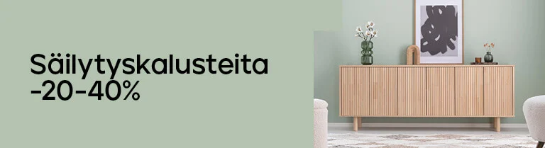 Säilytyskalusteita -20-40%