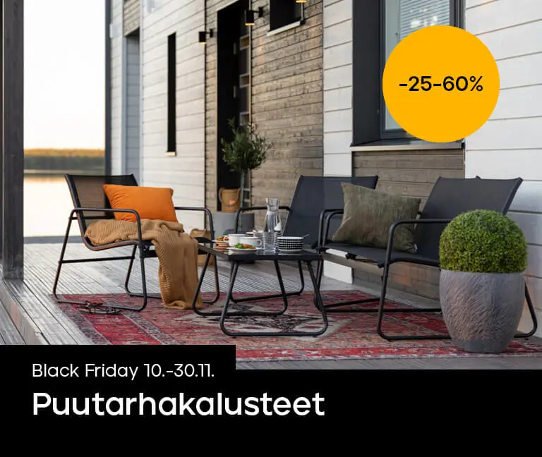 Black Friday 2025 - Puutarhakalusteet
