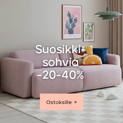 Suosikkisohvia -20-40%