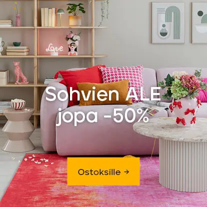 Sohvien ALE jopa -50%
