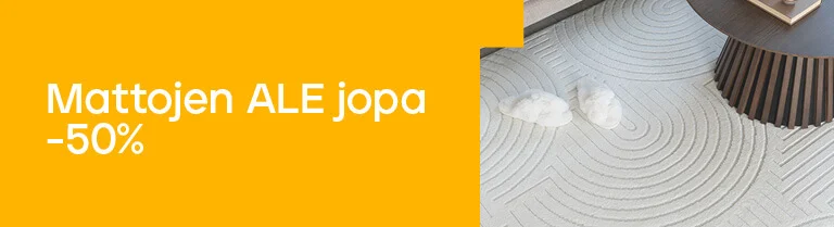 Mattojen ALE jopa -50%