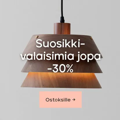 Suosikkivalaisimia jopa -30% 