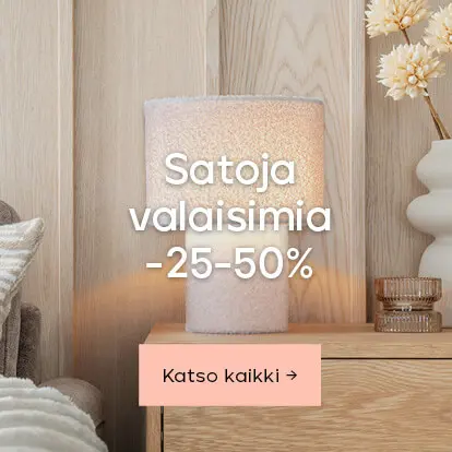 Satoja valaisimia -25-50% 
