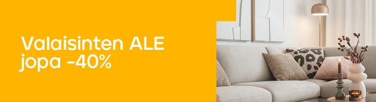 Valaisinten ALE jopa -40%