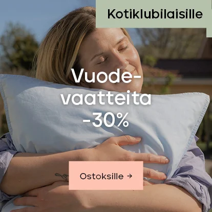 Vuodevaatteita -30%