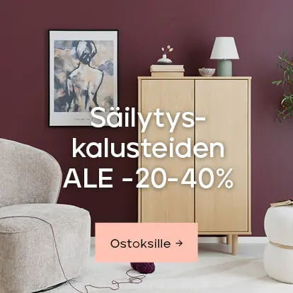 Säilytyskalusteiden ALE -20-40%