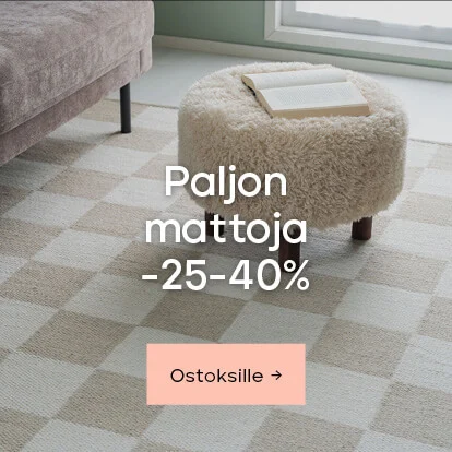 Paljon mattoja -25-40 %