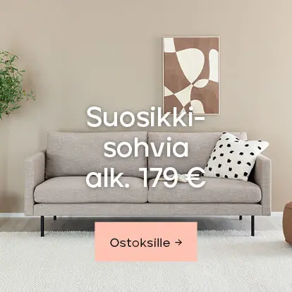 Suosikkisohvia alkaen 179 €