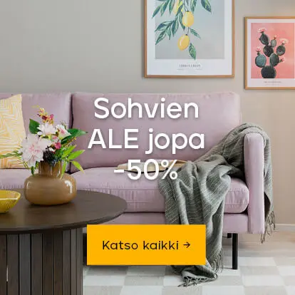 Sohvien ALE jopa -50%