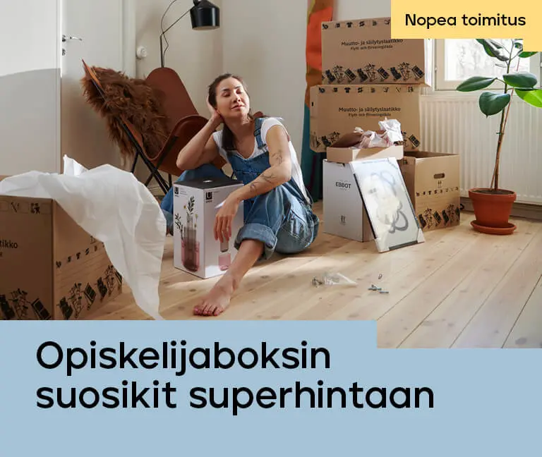 opiskelijaboksin suosikit superhintaan