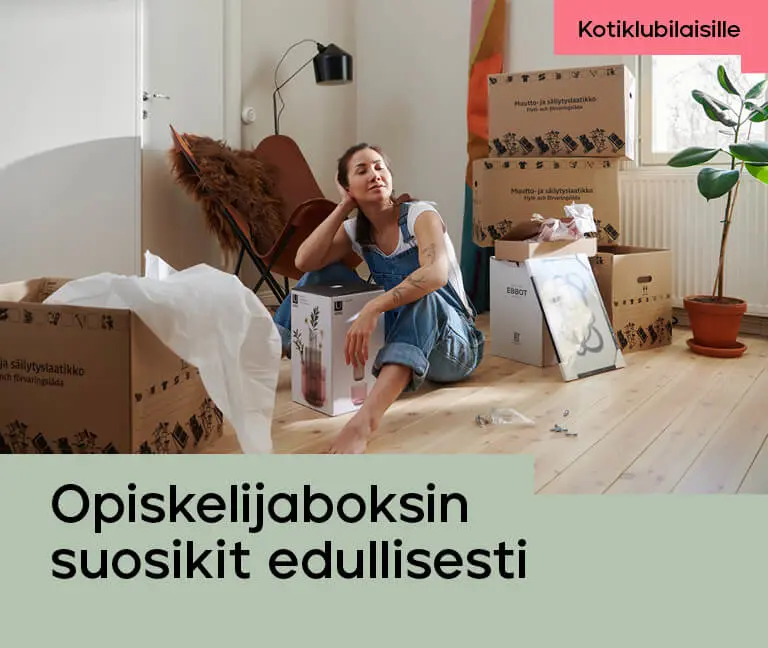 opiskelijaboksin suosikit superhintaan