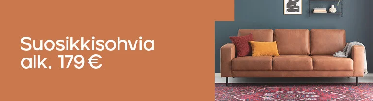 Suosikkisohvia alk. 179 €
